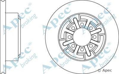 APEC BRAKING dsk959 -  Тормозной диск